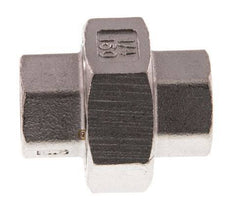 Union Connecteur droit Rp1/4'' femelle Acier inoxydable Joint plat PTFE 16bar (224.8psi)