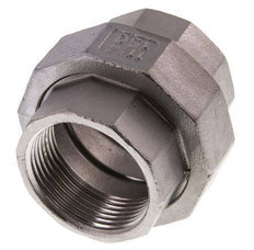 Union Connecteur droit Rp1 1/4'' Femelle Acier inoxydable Joint plat PTFE 16bar (224.8psi)