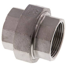 Union Connecteur droit Rp1 1/4'' Femelle Acier inoxydable Joint plat PTFE 16bar (224.8psi)