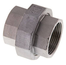 Union Connecteur droit Rp1 1/4'' Femelle Acier inoxydable Joint plat PTFE 16bar (224.8psi)