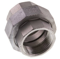 Union Connecteur droit Rp1 1/4'' Femelle Acier inoxydable Joint plat PTFE 16bar (224.8psi)