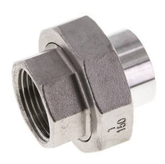 Union Connecteur droit Rp1'' femelle x 33.7mm extrémité à souder acier inoxydable joint conique 16bar (224.8psi)