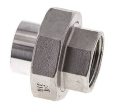 Union Connecteur droit Rp1'' femelle x 33.7mm extrémité à souder acier inoxydable joint conique 16bar (224.8psi)