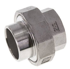 Union Connecteur droit Rp1 1/4'' Femelle x 42.4mm Extrémité à souder Acier inoxydable Joint conique 16bar (224.8psi)