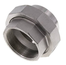 Union Connecteur droit Rp2'' femelle x 60.3mm extrémité à souder en acier inoxydable joint conique 16bar (224.8psi)