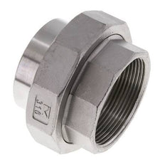 Union Connecteur droit Rp2'' femelle x 60.3mm extrémité à souder en acier inoxydable joint conique 16bar (224.8psi)