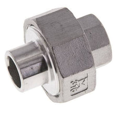 Raccord union droit Rp3/8'' femelle x 17.2mm extrémité à souder en acier inoxydable joint conique 16bar (224.8psi)