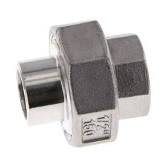 Raccord union droit Rp1/2'' femelle x 21.3mm extrémité à souder en acier inoxydable joint conique 16bar (224.8psi)