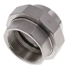 Union Connecteur droit Rp2'' femelle x 60.3mm extrémité à souder Acier inoxydable Joint plat PTFE 150bar (2107.5psi)