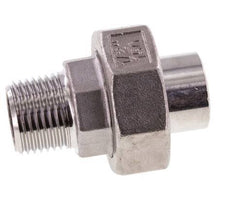 Raccord union droit R1/2'' mâle x 21.3mm extrémité à souder en acier inoxydable joint conique 16bar (224.8psi)