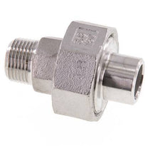 Raccord union droit R3/8'' mâle x 17.2mm extrémité à souder en acier inoxydable joint conique 16bar (224.8psi)