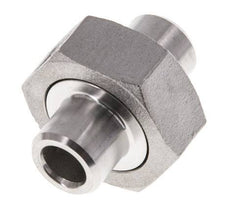 Union Straight Connector 13.5mm Weld End Stainless Steel Conical Seal 16bar (224.8psi)