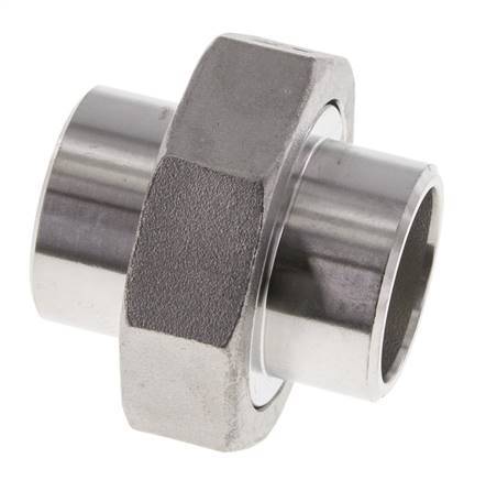 Union Connecteur droit 33.7mm Extrémité à souder Acier inoxydable Joint conique 16bar (224.8psi)