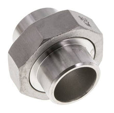 Union Connecteur droit 33.7mm Extrémité à souder Acier inoxydable Joint conique 16bar (224.8psi)