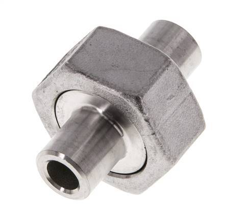 Union Connecteur droit 10.2mm Extrémité à souder Acier inoxydable Joint conique 16bar (224.8psi)