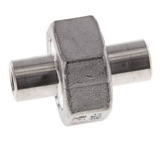 Union Connecteur droit 10.2mm Extrémité à souder Acier inoxydable Joint conique 16bar (224.8psi)