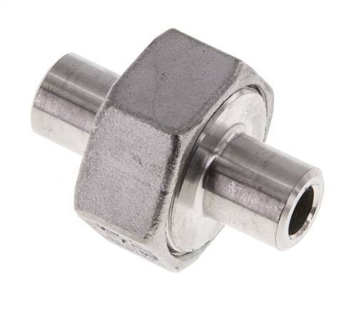 Union Connecteur droit 10.2mm Extrémité à souder Acier inoxydable Joint conique 16bar (224.8psi)