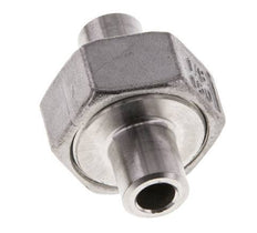 Union Connecteur droit 10.2mm Extrémité à souder Acier inoxydable Joint conique 16bar (224.8psi)