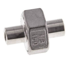 Union Connecteur droit 10.2mm Extrémité à souder Acier inoxydable Joint conique 16bar (224.8psi)