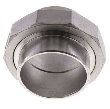 Union Connecteur droit 88.9mm Extrémité à souder Acier inoxydable Joint conique 16bar (224.8psi)