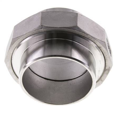 Union Connecteur droit 88.9mm Extrémité à souder Acier inoxydable Joint conique 16bar (224.8psi)
