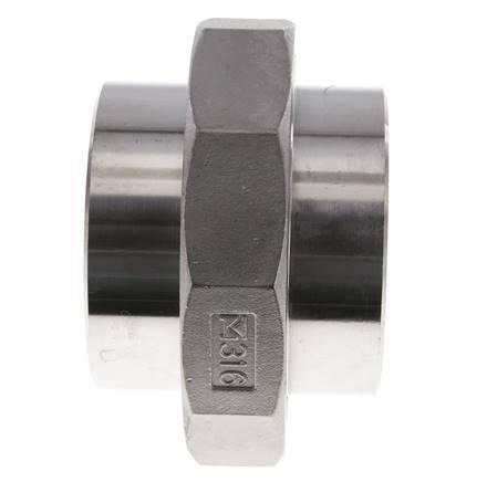 Union Connecteur droit 88.9mm Extrémité à souder Acier inoxydable Joint conique 16bar (224.8psi)