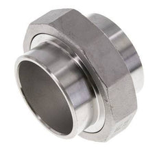 Union Straight Connector 60.3mm Weld End Stainless Steel Conical Seal 16bar (224.8psi)