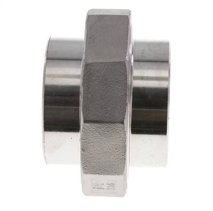 Union Connecteur droit 60.3mm Extrémité à souder Acier inoxydable Joint conique 16bar (224.8psi)