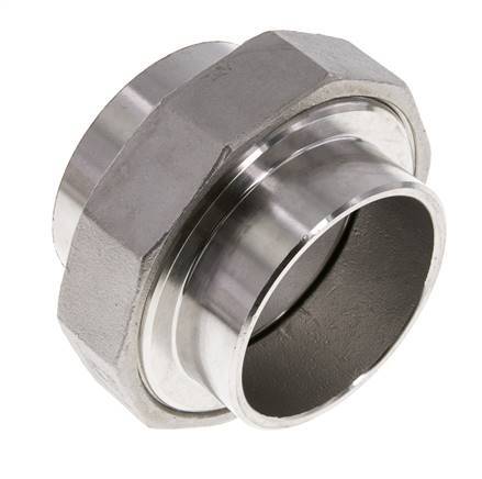 Union Connecteur droit 60.3mm Extrémité à souder Acier inoxydable Joint conique 16bar (224.8psi)