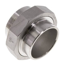 Union Connecteur droit 60.3mm Extrémité à souder Acier inoxydable Joint conique 16bar (224.8psi)