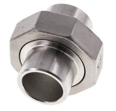 Union Connecteur droit 26.9mm Extrémité à souder Acier inoxydable Joint conique 16bar (224.8psi)