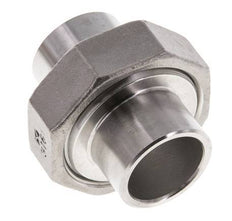 Union Straight Connector 26.9mm Weld End Stainless Steel Conical Seal 16bar (224.8psi)