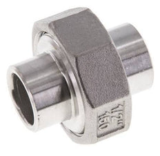 Union Connecteur droit 21.3mm Extrémité à souder Acier inoxydable Joint conique 16bar (224.8psi)