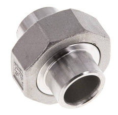 Union Connecteur droit 21.3mm Extrémité à souder Acier inoxydable Joint conique 16bar (224.8psi)