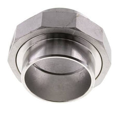 Union Connecteur droit 76.1mm Extrémité à souder Acier inoxydable Joint conique 16bar (224.8psi)
