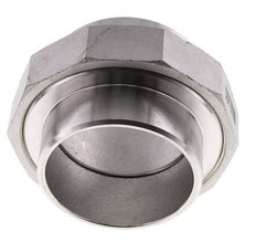 Union Connecteur droit 76.1mm Extrémité à souder Acier inoxydable Joint conique 16bar (224.8psi)
