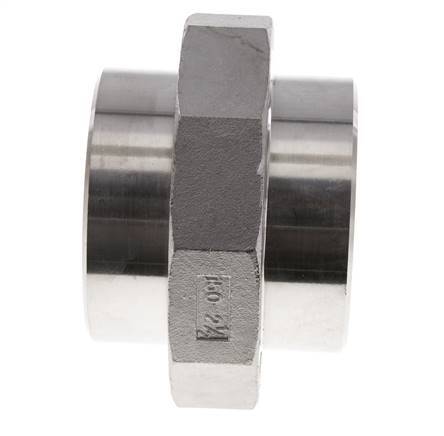 Union Connecteur droit 76.1mm Extrémité à souder Acier inoxydable Joint conique 16bar (224.8psi)