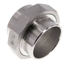 Union Connecteur droit 76.1mm Extrémité à souder Acier inoxydable Joint conique 16bar (224.8psi)