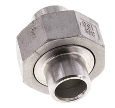 Union Connecteur droit 17.2mm Extrémité à souder Acier inoxydable Joint conique 16bar (224.8psi)