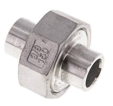 Union Connecteur droit 17.2mm Extrémité à souder Acier inoxydable Joint conique 16bar (224.8psi)