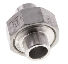 Union Connecteur droit 17.2mm Extrémité à souder Acier inoxydable Joint conique 16bar (224.8psi)