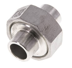 Union Connecteur droit 17.2mm Extrémité à souder Acier inoxydable Joint conique 16bar (224.8psi)