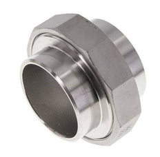 Union Connecteur droit 60.3mm Extrémité à souder Acier inoxydable Joint plat PTFE 16bar (224.8psi)