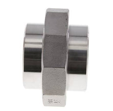 Union Connecteur droit 60.3mm Extrémité à souder Acier inoxydable Joint plat PTFE 16bar (224.8psi)