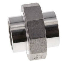 Union Connecteur droit 42.4mm Extrémité à souder Acier inoxydable Joint plat PTFE 16bar (224.8psi)