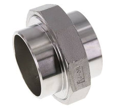 Union Connecteur droit 76.1mm Extrémité à souder Acier inoxydable Joint plat PTFE 16bar (224.8psi)