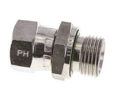 Mamelon réducteur JIC UNF 3/4''-16 Femelle x G1/2'' Mâle Ajustable Acier inoxydable 275bar (3863.75psi)