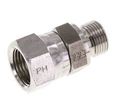 JIC Reducing Nipple UNF 3/4''-16 Female x G3/8'' Male Adjustable Stainless Steel 275bar (3863.75psi)