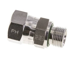 Mamelon réducteur JIC UNF 3/4''-16 Femelle x G3/8'' Mâle Ajustable Acier Inoxydable 275bar (3863.75psi)