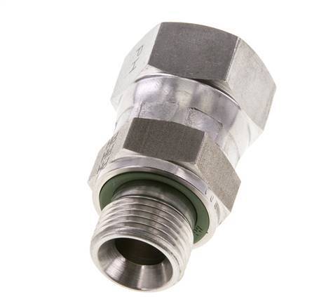 Mamelon réducteur JIC UNF 3/4''-16 Femelle x G3/8'' Mâle Ajustable Acier Inoxydable 275bar (3863.75psi)